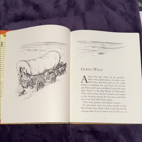 Little House on the Prairie Special Read-Aloud Edition  1981 Big Print - Picture 5 of 8